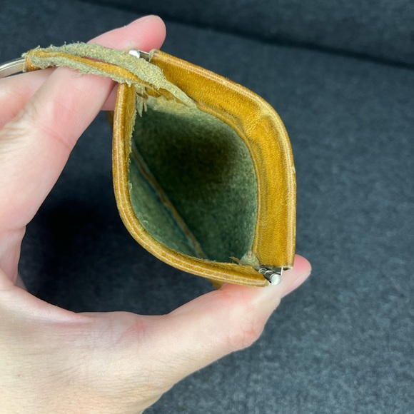 Vintage Rocky Mountain Artists Butter Hide Coin Pouch Wallet - Picture 5 of 6